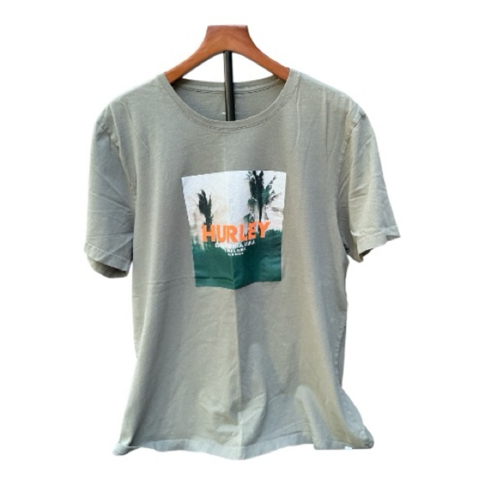 Hurley Olive Graphic Short Sleeve Tee
